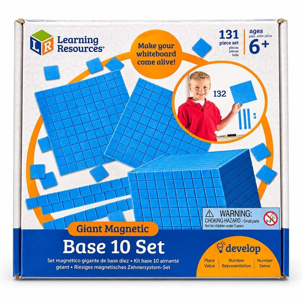 Giant Magnetic Base 10 Homeschool Math Teaching Aide